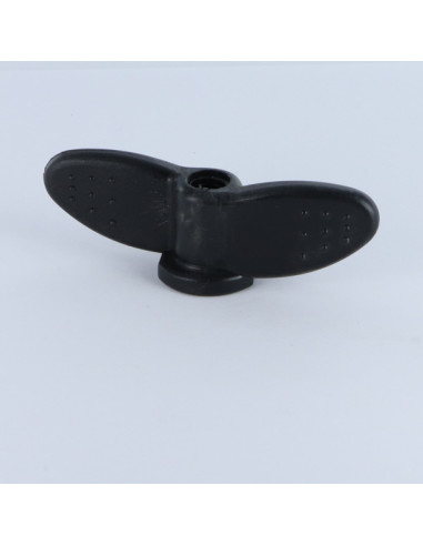 1 x Mutteri Siipimutteri M8 svart nylon