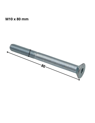 1 x Metalliruuvit "FHC kuusioruuvi uppokannalla...