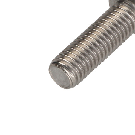 1 x Metalliruuvit Lieriöpää TORX T50 Ruostumaton teräs A2 M10X40 Kokonaan kierteytetty