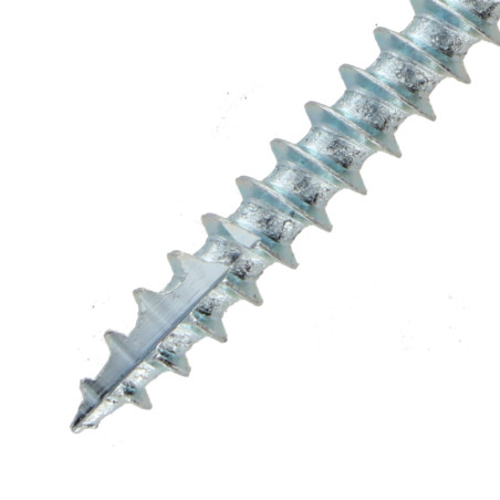 1 x Sanko 385 "Puu- ja lastulevyruuvi 4x50 uppokantainen TORX T20 "Halkeamista estävä kärki Sinkitty teräs