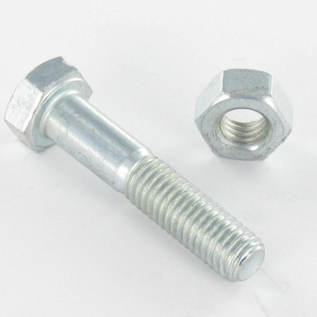 1 x Pultti (myydään mutterin kanssa) Kuusiopää TH M16X220 Sinkitty teräs