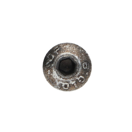 1 x Metalliruuvit BHC (Bombée Hexagonal creux / kupukantainen kuusiopää) M5X45 Osittain kierteytetty Luokka