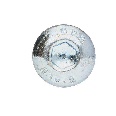 1 x Metalliruuvit BHC (Bombée Hexagonal creux / kupukantainen kuusiopää) M8X80 Osittain kierteytetty Luokka