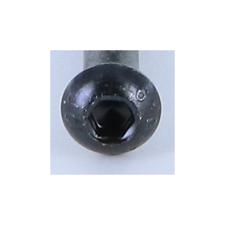 1 x Metalliruuvit BHC (Bombée Hexagonal creux / kupukantainen kuusiopää) M5X45 Osittain kierteytetty Luokka