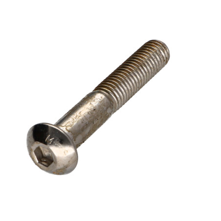 1 x Metalliruuvit BHC (Bombée Hexagonal creux / kupukantainen kuusiopää) M10X60 Kierteytetty kohteessa 32