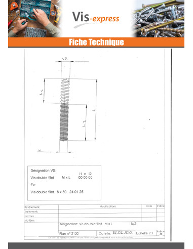 1 x Yhdistelmäruuvi sängynjalkaan 4X25 19 "Mm 6...