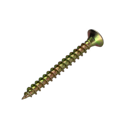 1 x Puuruuvi Premium uppokantainen Pozi PZ10 4,5x45 Dikromattu