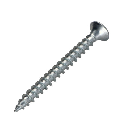 1 x Puuruuvi Premium uppokantainen Pozi PZ10 4X55 Sinkitty teräs