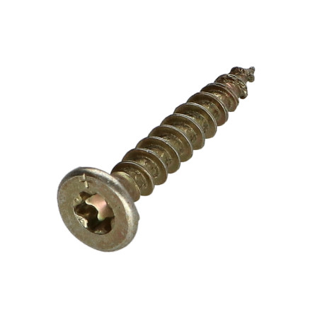 1 x VBA3 uppokantainen Uritettu 4,5x30 TORX T20 Dikromattu