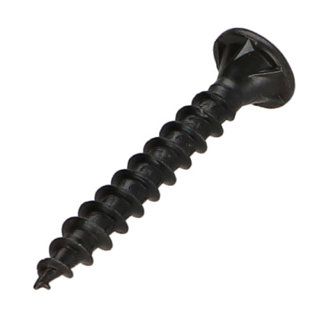 1 x VBA3 uppokantainen Uritettu 3,5 x 20 TORX T10 Musta sinkitty teräs