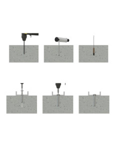 Betoniruuvi Pää Kupumainen TORX TORX T30 6x60 Sinkitty teräs 2