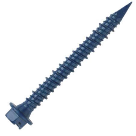 1 x Betoniruuvi Kuusiopää TH Halkaistu 6,5x80 Blue Ruspert