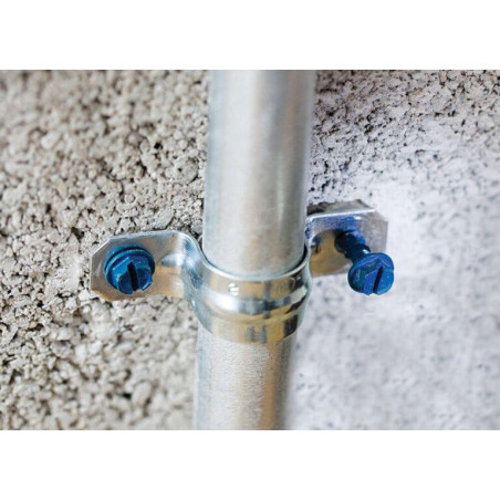1 x Betoniruuvi Kuusiopää TH Tiivistealuslevy EPDM-neopreenitiivisteellä 6,5x115 Blue Ruspert