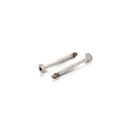1 x Betoniruuvi Pää Kupumainen TORX T30 Ruostumaton teräs A4 7,5x100 Kierteytetty kohteessa 45