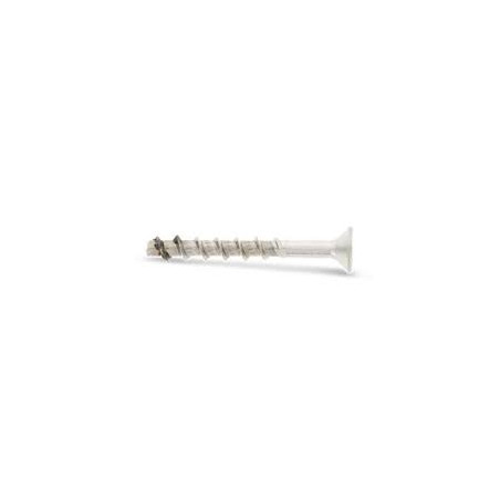 1 x Betoniruuvi Uppokanta TORX T30 Ruostumaton teräs A4 7,5x85 Kierteytetty kohteessa 30