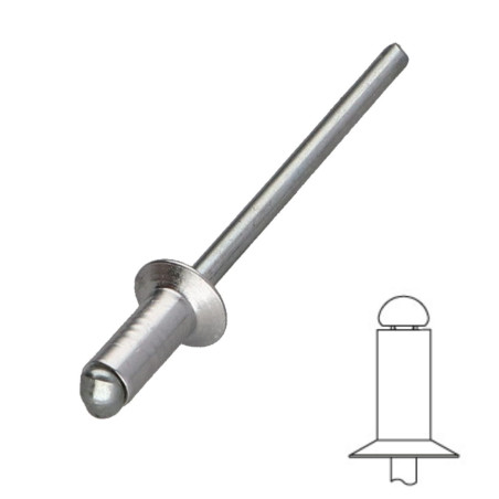 Vetoniitti uppokantainen ALU / TER DOC 3701